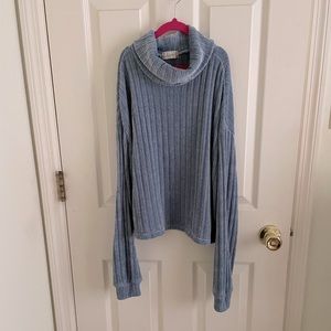 Altar’d State Blue Long Sleeve Sweater Small